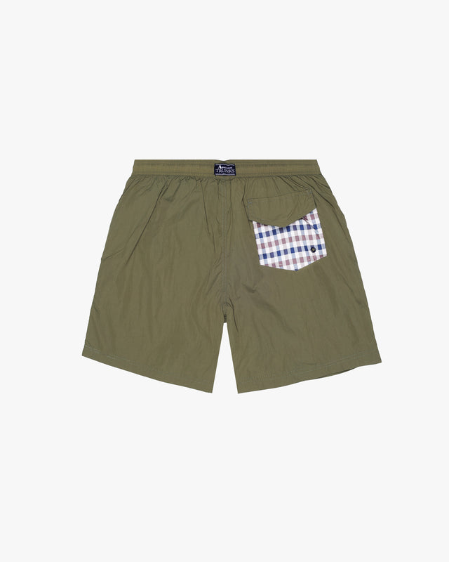 BEACHWEAR CHECK POCKET