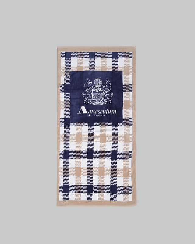 CHECK BEACH TOWEL