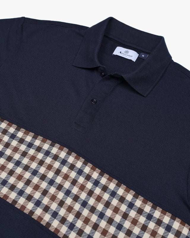 ACTIVE CLUB CHECK INSERT POLO