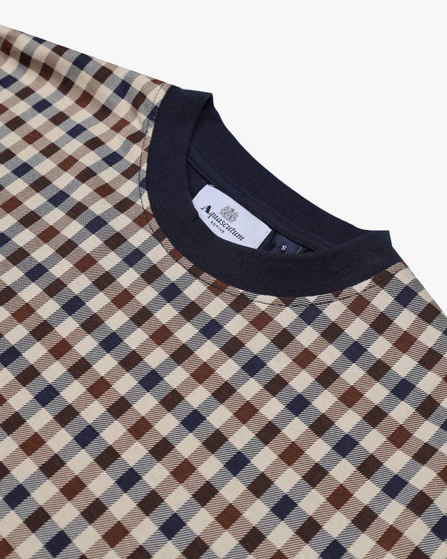 ACTIVE SIDE CLUB CHECK T-SHIRT