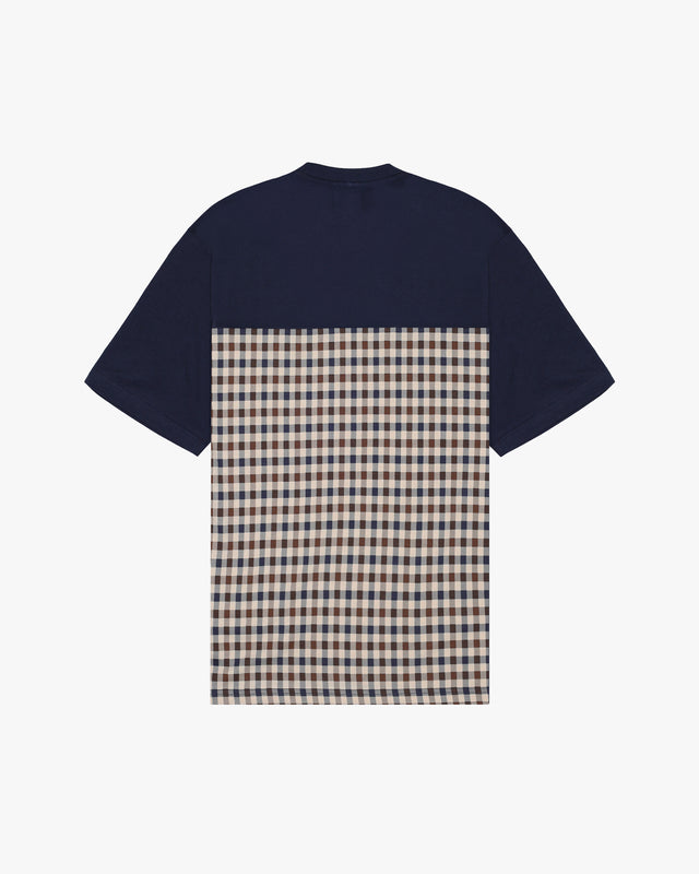 ACTIVE CLUB CHECK LOGO T-SHIRT