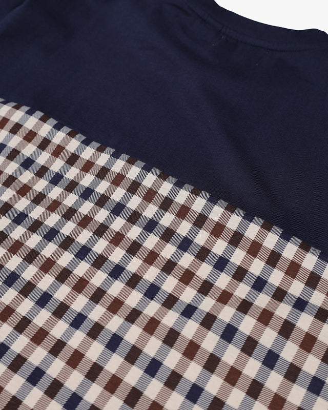 ACTIVE CLUB CHECK LOGO T-SHIRT