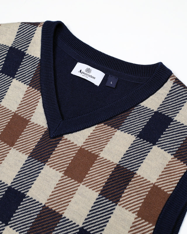 Aquascutum Active ACTIVE CLUB CHECK VEST
