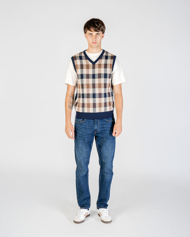 Aquascutum Active ACTIVE CLUB CHECK VEST