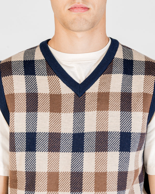 ACTIVE CLUB CHECK VEST