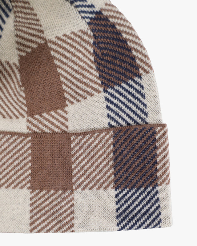 Aquascutum Active ACTIVE MACRO CHECK BEANIE MACRO CLUB
