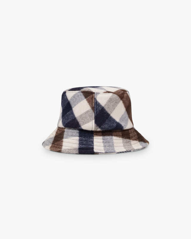 CLUB CHECK BUCKET HAT