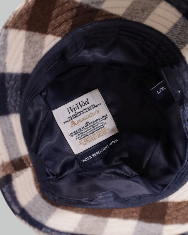 Aquascutum Active CLUB CHECK BUCKET HAT