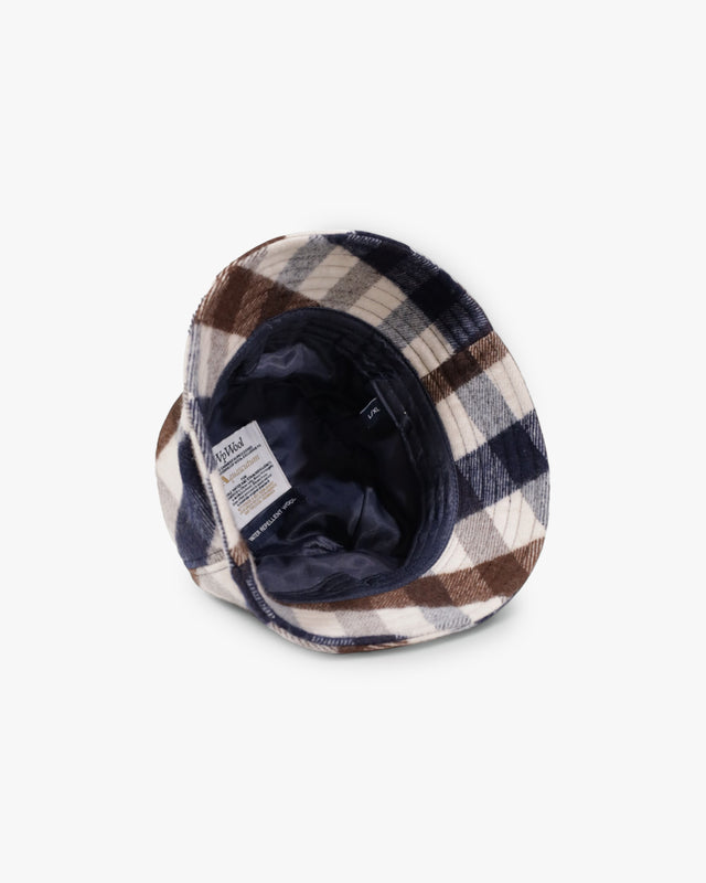 Aquascutum Active CLUB CHECK BUCKET HAT