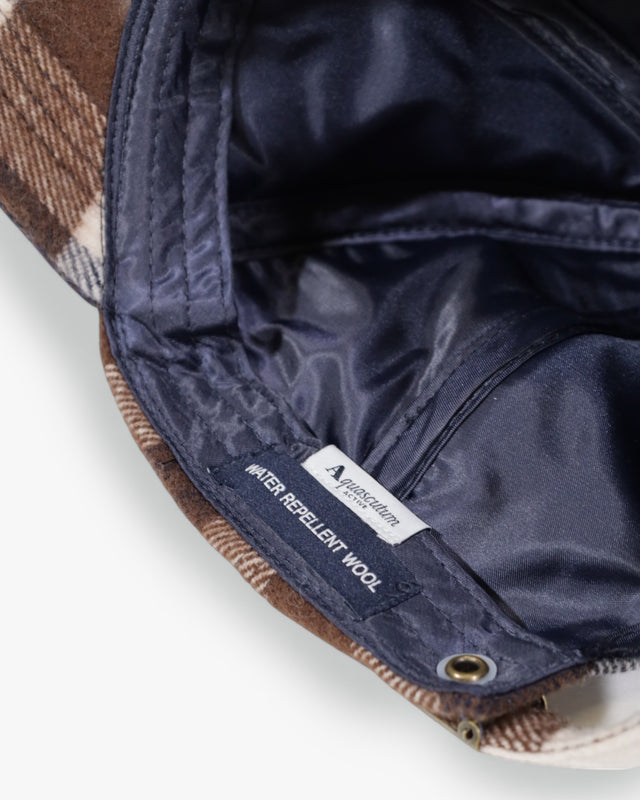 Aquascutum Active CLUB CHECK BASEBALL CAP