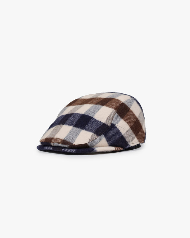 CLUB CHECK FLAT CAP