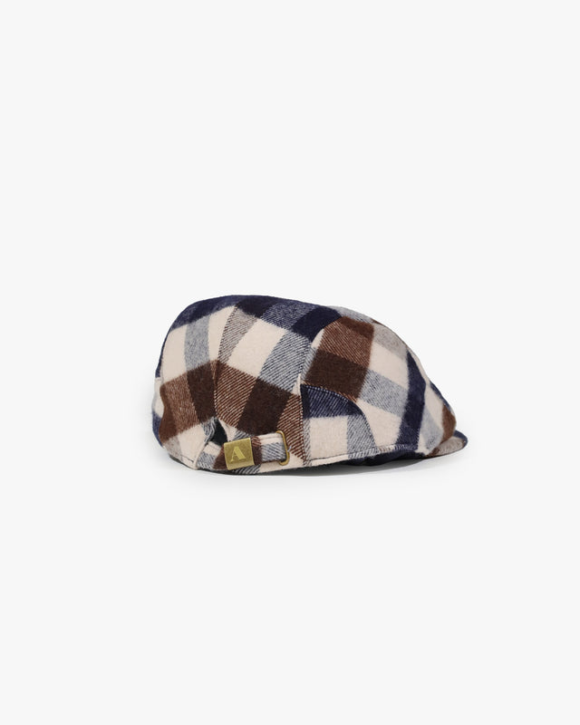 Aquascutum Active CLUB CHECK FLAT CAP