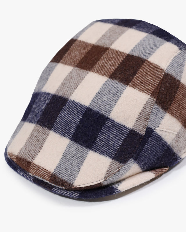 Aquascutum Active CLUB CHECK FLAT CAP