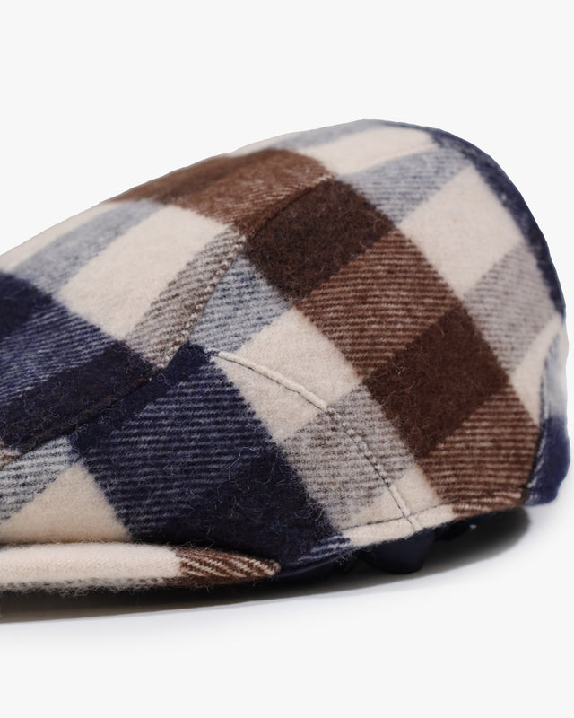 Aquascutum Active CLUB CHECK FLAT CAP
