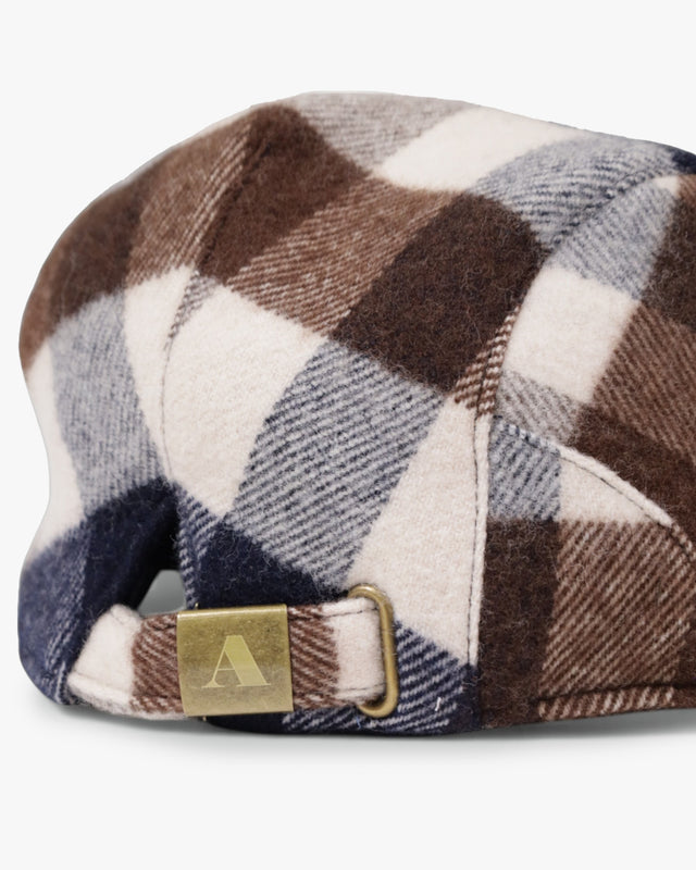 Aquascutum Active CLUB CHECK FLAT CAP