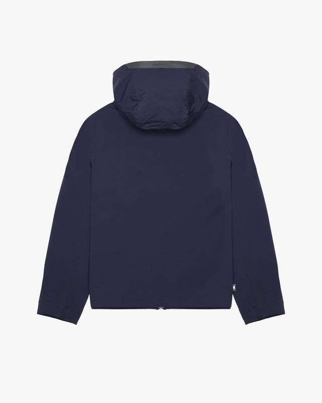 HOODED STRETCH WINDBREAKER