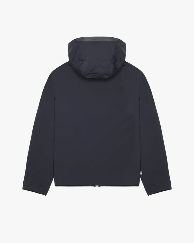 HOODED STRETCH WINDBREAKER