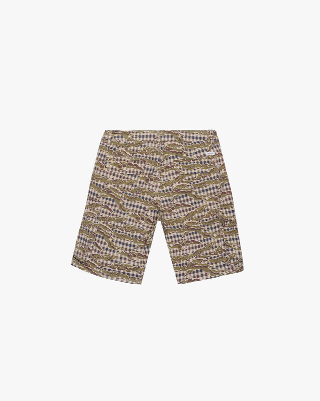 CAMO CLUB CHECK SHORT CARGO