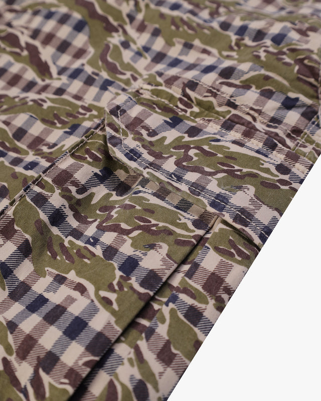 CAMO CLUB CHECK SHORT CARGO