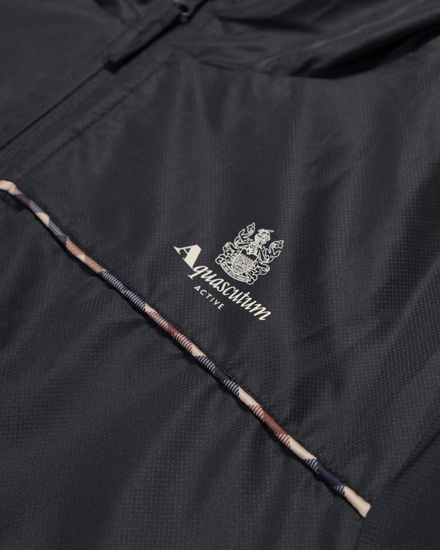 Aquascutum Active RIPSTOP PIPING HOODIE