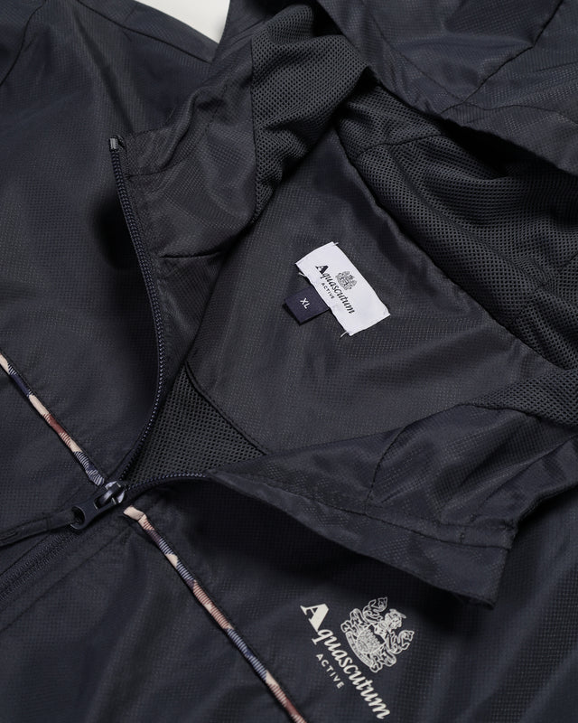 Aquascutum Active RIPSTOP PIPING HOODIE