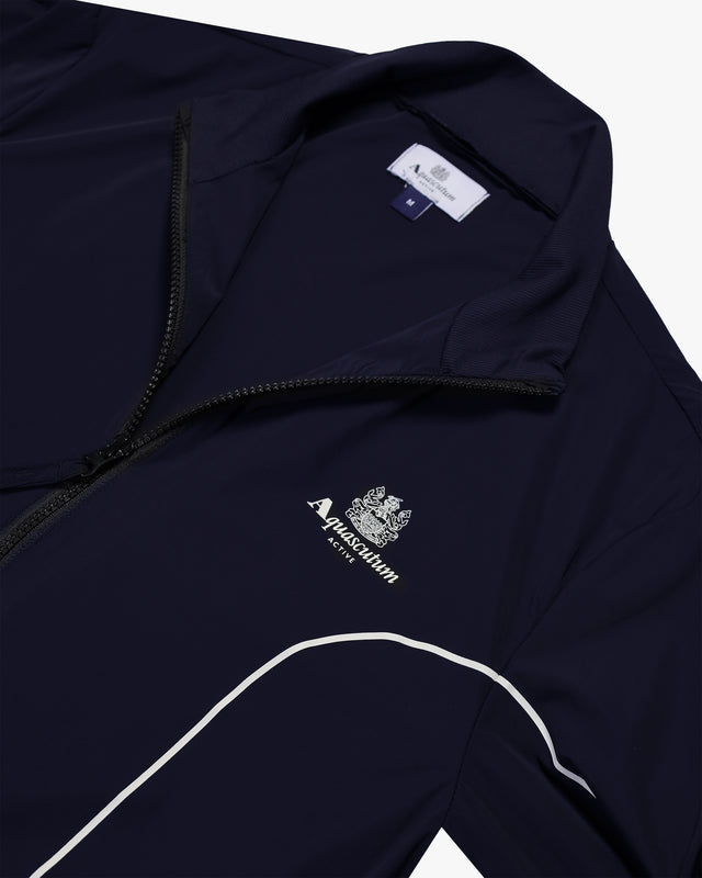 STRETCH STRIPES MOCKNECK