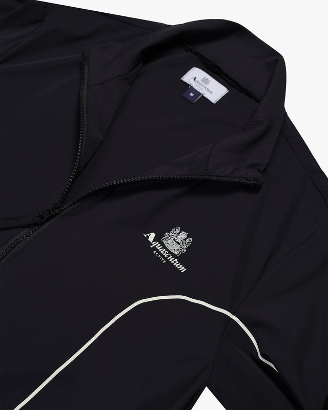 STRETCH STRIPES MOCKNECK