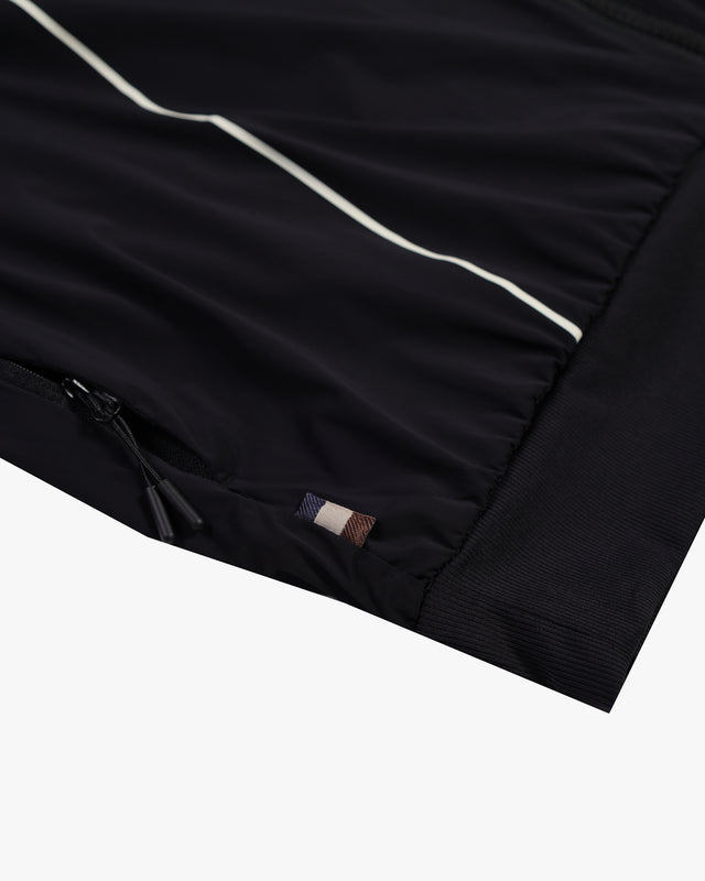 STRETCH STRIPES MOCKNECK