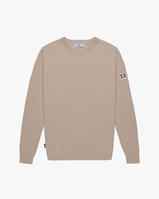 WOVEN PIQUET SWEATER