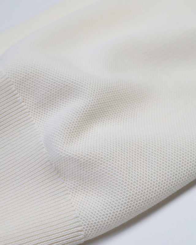 WOVEN PIQUET SWEATER