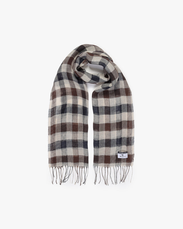 MACRO CLUB CHECK SCARF