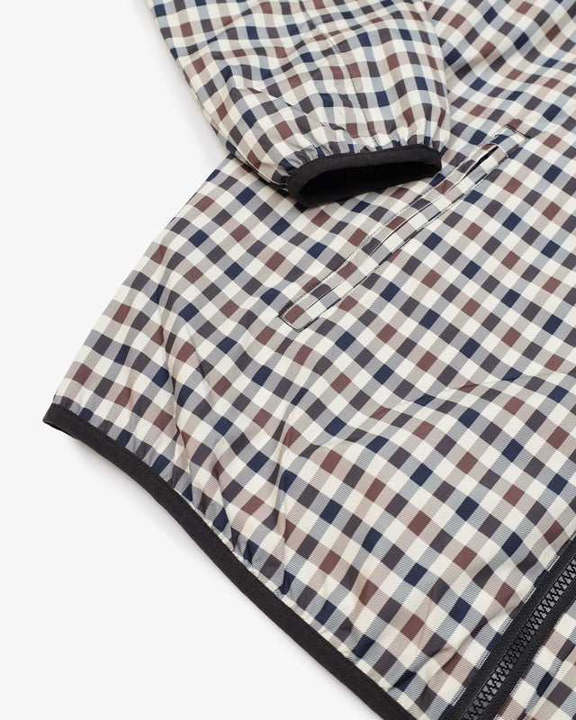 MOCK NECK SAILOR REVERSIBLE JACKET