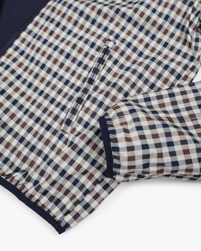 MOCK NECK SAILOR REVERSIBLE JACKET