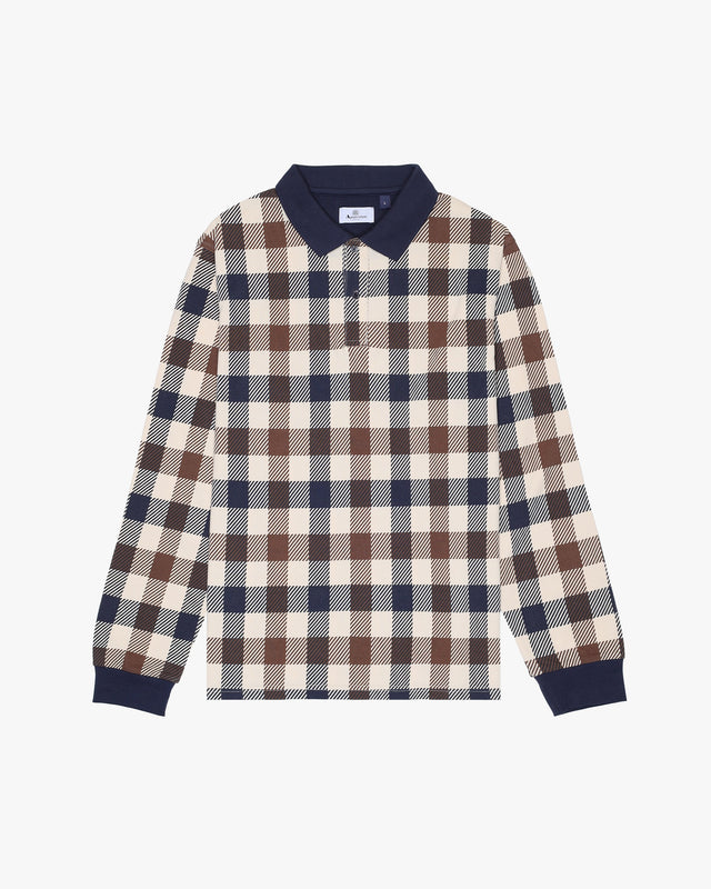 Aquascutum Active MACRO ICONIC POLO L/S