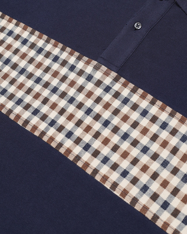 Aquascutum Active ICONIC INSERT POLO L/S