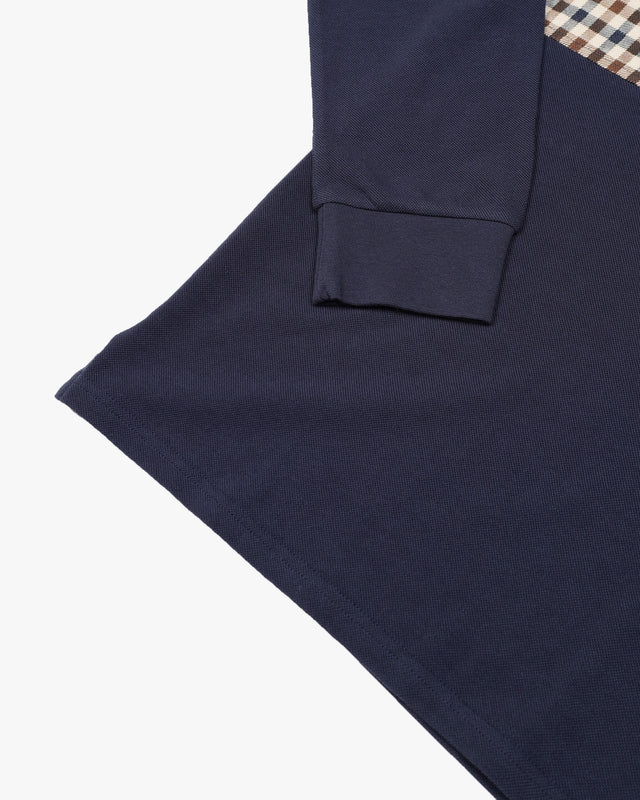 Aquascutum Active ICONIC INSERT POLO L/S