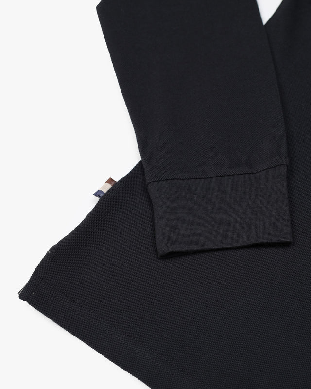 STRIPES PIQUET POLO L/S