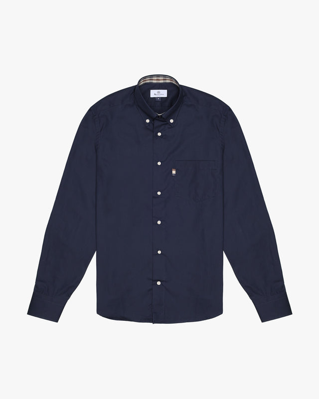BUTTON DOWN POPELINE SHIRT