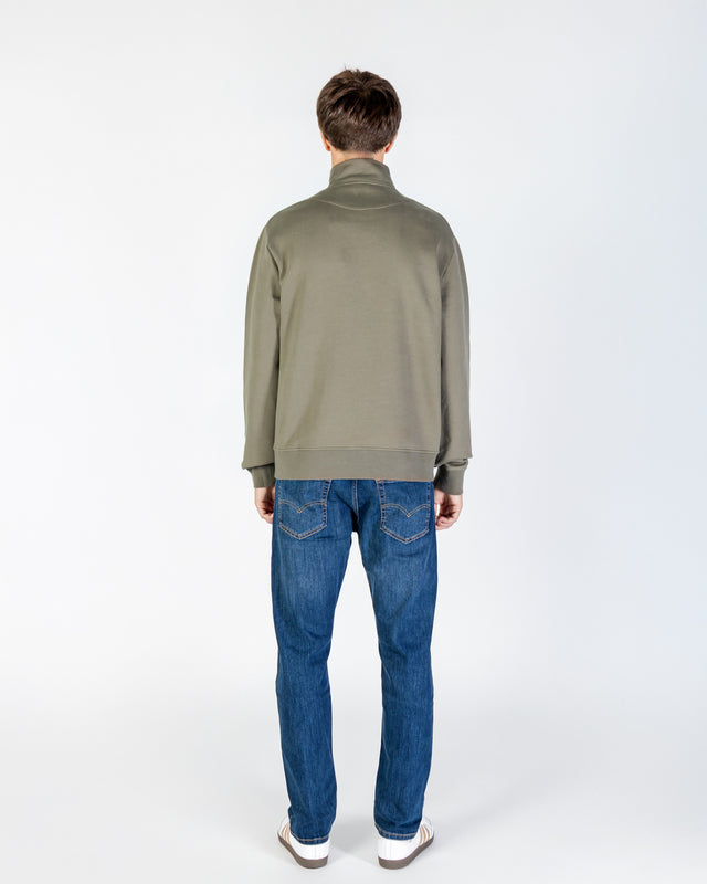 CENTERED LOGO 1/4 ZIP FLEECE