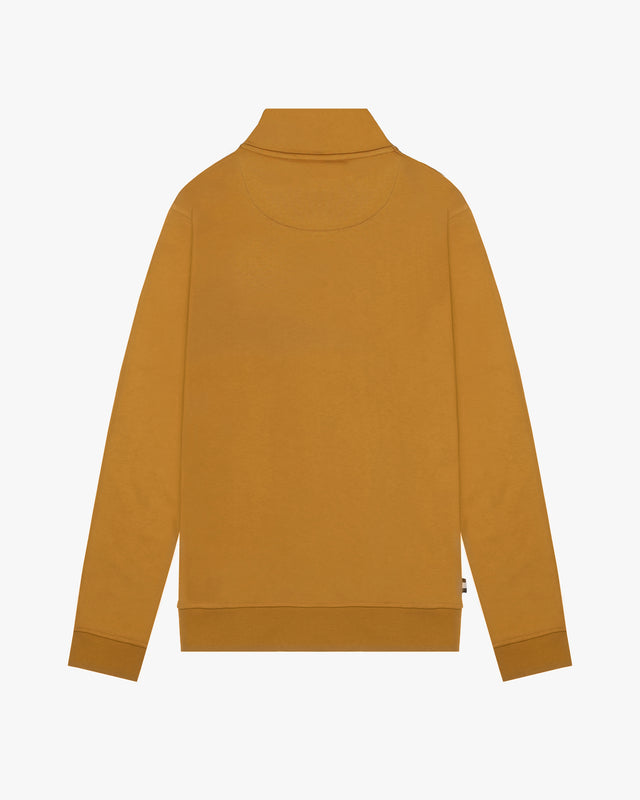 CENTERED LOGO 1/4 ZIP FLEECE