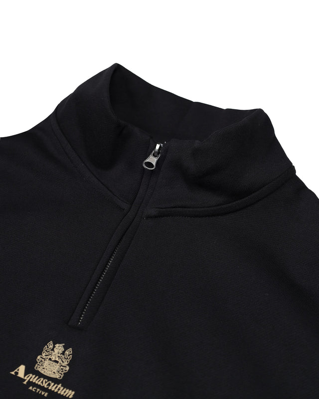 CENTERED LOGO 1/4 ZIP FLEECE