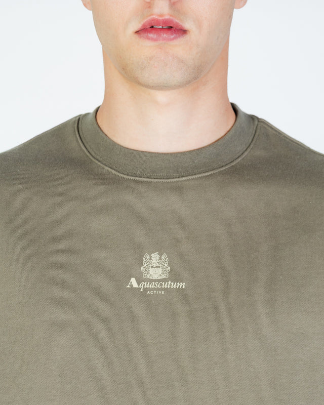 CENTERED LOGO CREWNECK