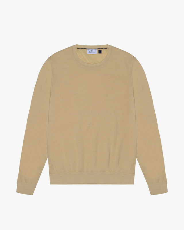 EXTRAFINE MERINO WOOL PATCHES KNIT