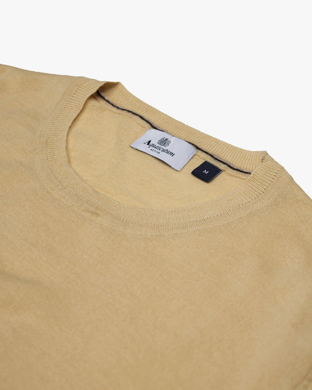 Aquascutum Active EXTRAFINE MERINO WOOL PATCHES KNIT