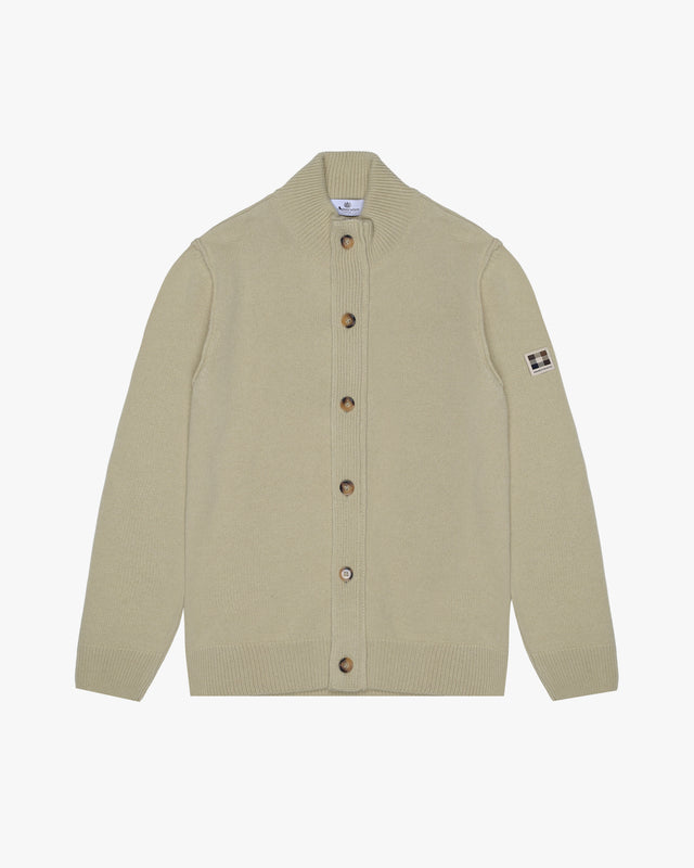 LAMBSWOOL BUTTONED CARDIGAN