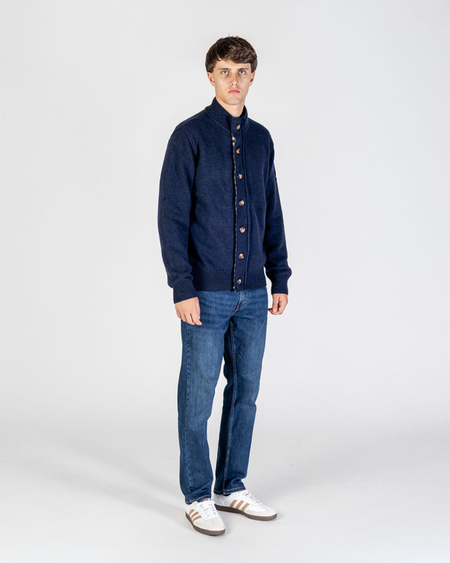 Aquascutum Active LAMBSWOOL BUTTONED CARDIGAN