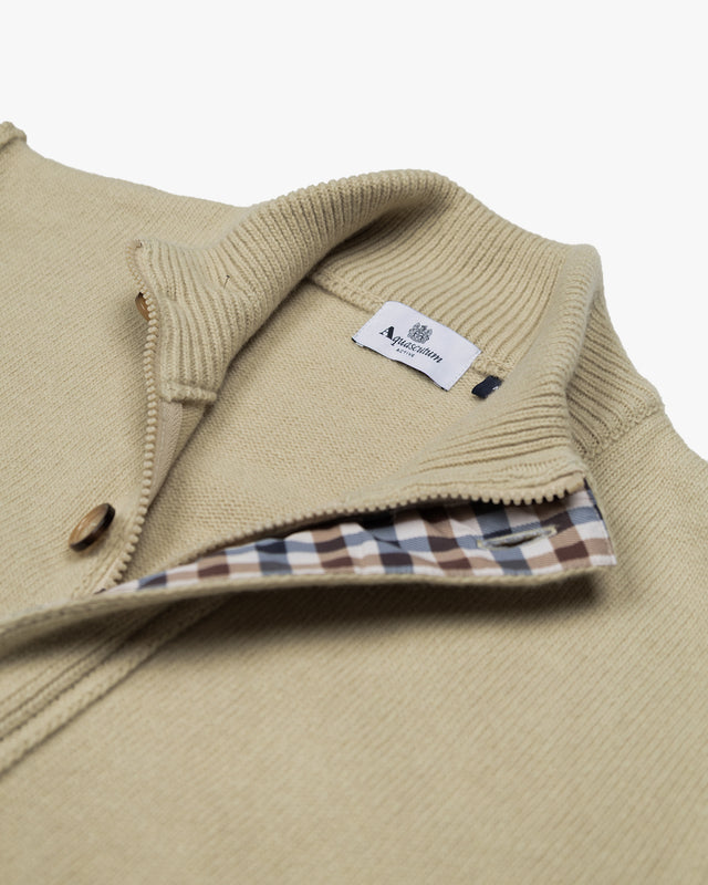 Aquascutum Active LAMBSWOOL BUTTONED CARDIGAN