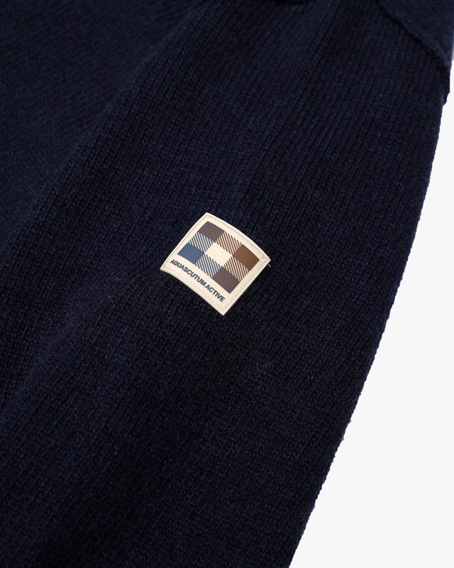 Aquascutum Active LAMBSWOOL BUTTONED CARDIGAN