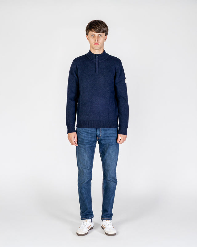 Aquascutum Active LAMBSWOOL 1/4 ZIPPED KNIT
