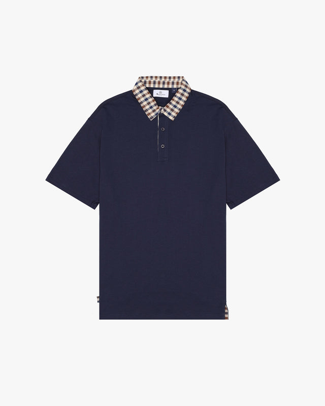 CLUB CHECK COLLAR POLO
